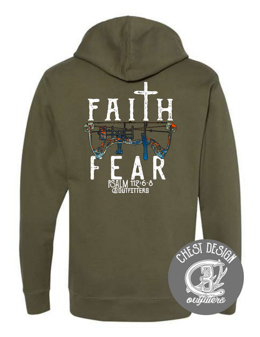 Faith Over Fear Compound Bow Hoodie