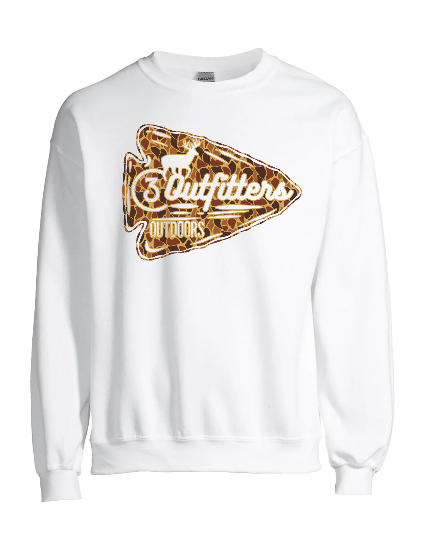 C3 Outfitters Camo Arrowhead Crewneck