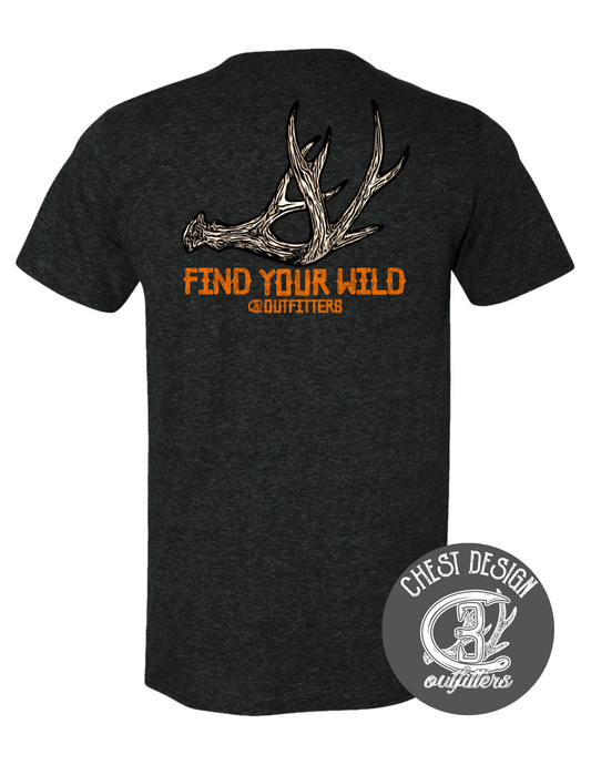 Find Your Wild Antler Shed Tee