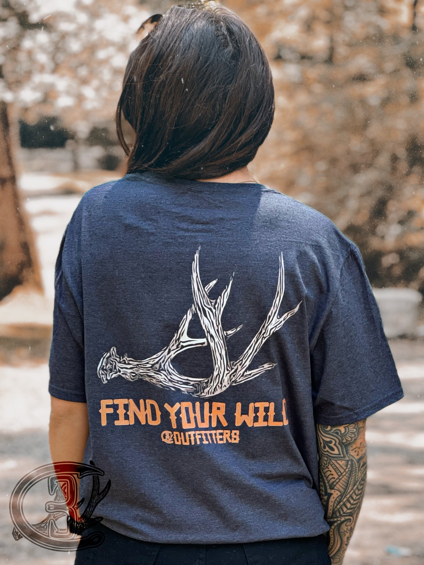 Find Your Wild Antler Shed Tee