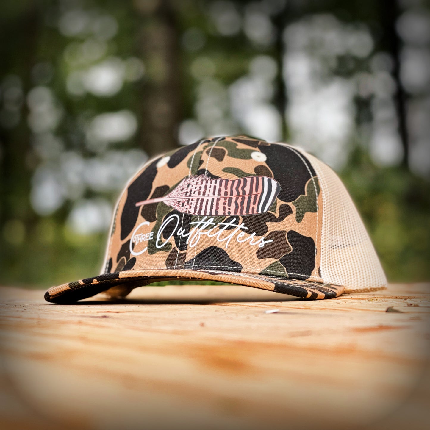 Wood Duck Feather Logo SnapBack