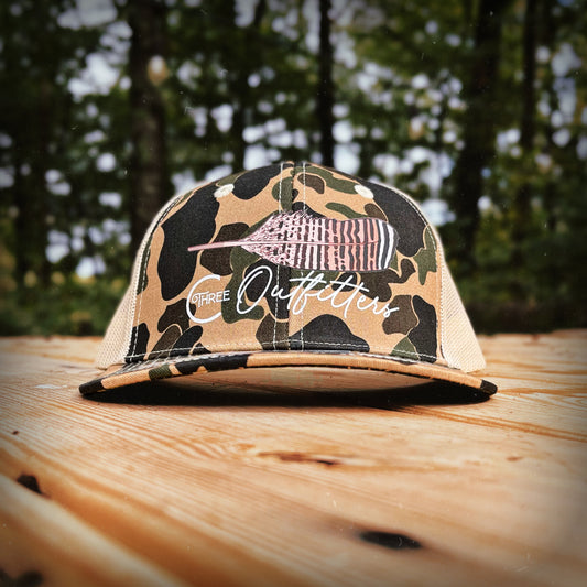 Wood Duck Feather Logo SnapBack