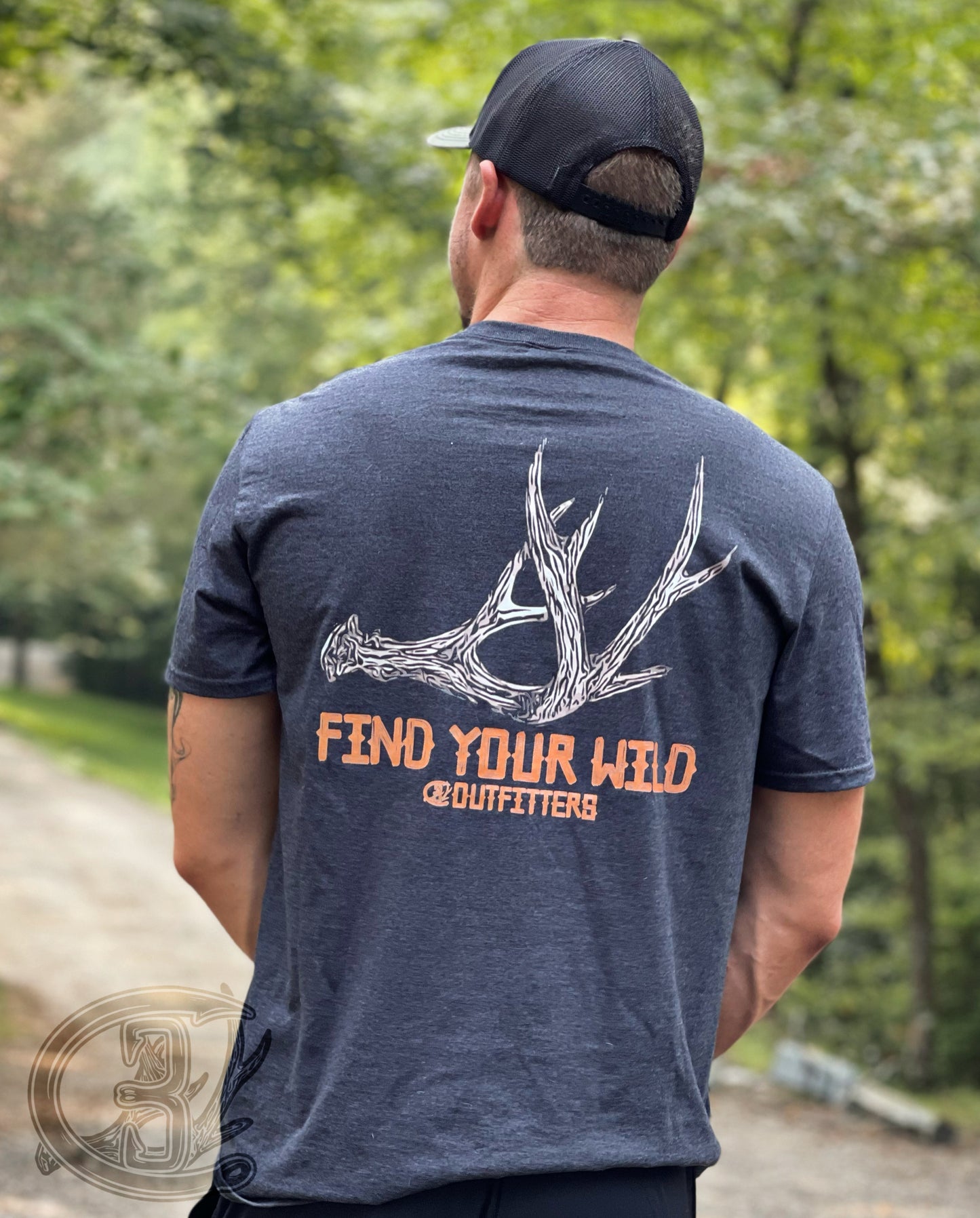 Find Your Wild Antler Shed Tee