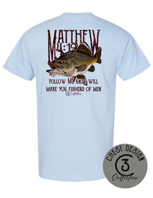 Matthew 4:19 Bass Tee