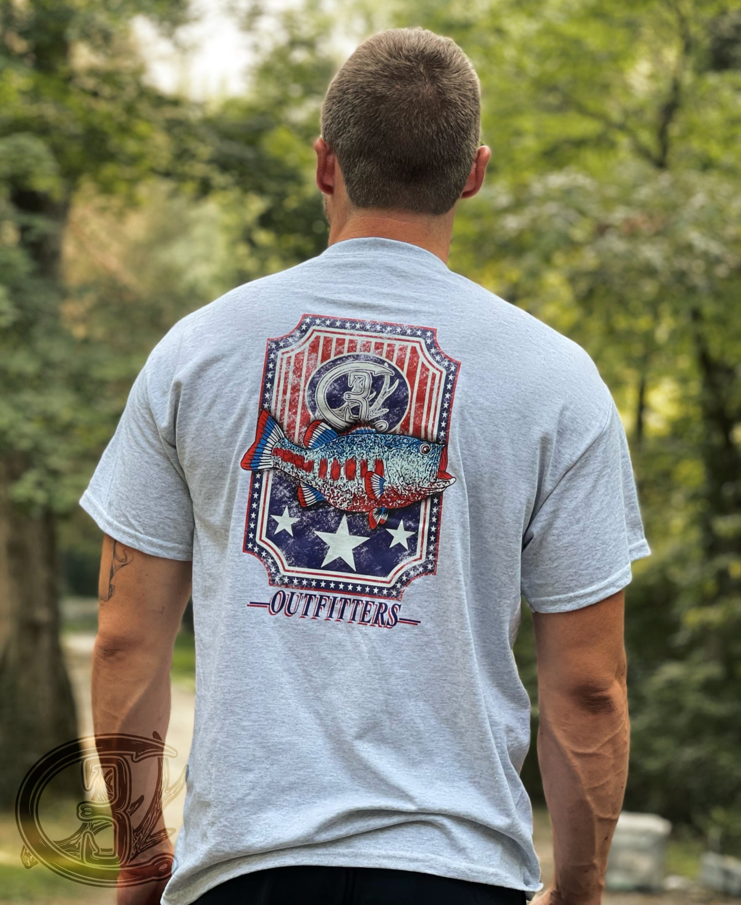 Patriotic Bass Logo Tee