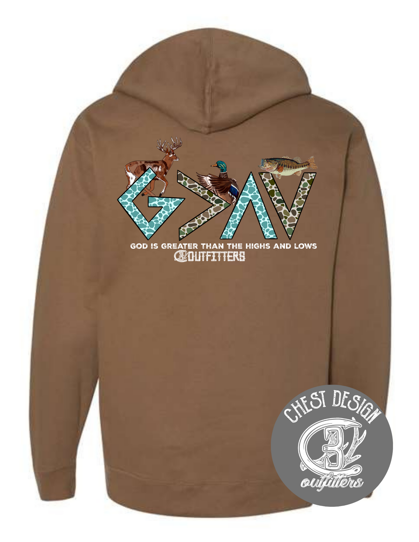 God is Greater than the Highs and Lows Hoodie